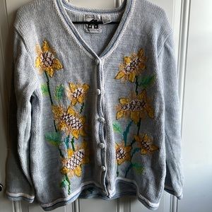 Storybook Knits Sunflower Paradise Cardigan Sweater